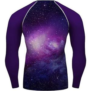 T-shirt de compression à manches courtes et col rond pour homme, vêtements de sport, de fitness et de yoga, série 'Rush Guard' - Product Image 4