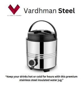 Jarra de Camping Irrompible de 6.5 LTR de Calidad Premium, para Agua Fría/Caliente/Aislada, con Tapa de Botón a Presión, Cubo para Café/Leche - Product Image 2