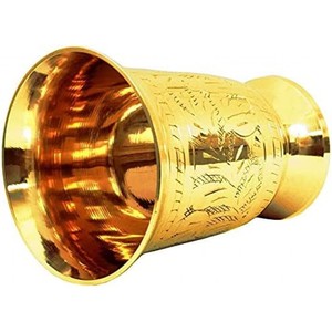 Taza de Julepe de menta de latón metálico, capacidad de 10 onzas, tazas artesanales en relieve, utensilios para bar para cócteles, bebidas mixtas, accesorios de barra de Metal - Product Image 2