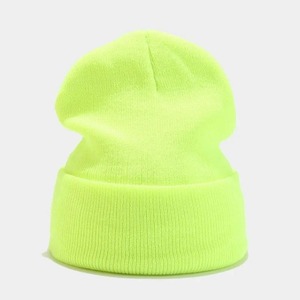Nuevos Gorros de Invierno Unisex, Gorro de Punto Rojo Sólido para Hombre y Mujer, Gorro para Otoño e Invierno, Gorros Cálidos - Product Image 1