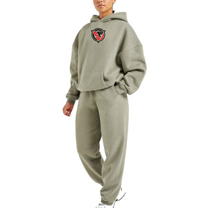 Sudadera y pantalón para mujer, sudaderas con capucha de lana, conjunto de sudaderas informales, chándal para mujer, jerséis, ropa deportiva con capucha, disfraces, chándal - Product Image 5