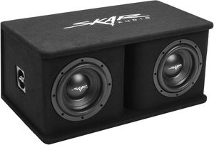 For New Skar Audio Dual 8" 1400W Loaded SDR Series Vented Subwoofer <b>Enclosure</b> | SDR-2X8D4 - Product Image 2