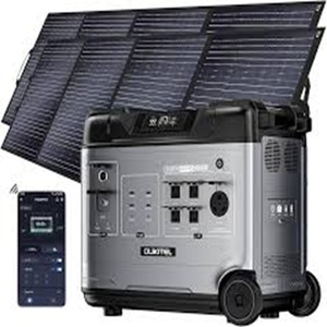 TOP SUPPLIER 5120Wh Large Capacity Solar Generator,<b>Portable</b> Power Station P5000 Pro With 2X400W Solar Panel, 5x3600W <b>AC</b> Output - Product Image 1