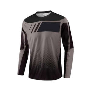 Chemises de sport mx à la mode de style tendance haut de gamme sur mesure à vendre quantité minimale de commande bas prix de gros maillot de motocross pour hommes - Product Image 1