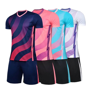 Maillot de football à séchage rapide pour hommes, vêtements de sport d'entraînement, uniforme, polyester, technique de sublimation, nom pour adultes et enfants - Product Image 1