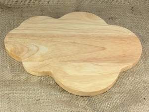 Vente en gros d'une assiette en bois écologique en forme de nuage, assiette de service artisanale pour enfants fabriquée au Vietnam - Product Image 6