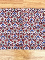 Tissu imprimé Kalamkari en pur coton de qualité supérieure, écologique, séchage rapide, idéal pour chemises, sacs, garçons et filles aux motifs traditionnels multicolores