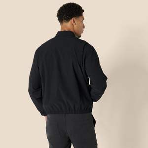 Blouson aviateur zippé léger et extensible de coupe décontractée pour homme - Product Image 2