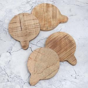 Sous-verres ronds en bois d'acacia, sous-verres en noyer, sous-verres en bois de hêtre pour tasses à café, tapis et coussinets 2026, vente en gros directe usine - Product Image 6