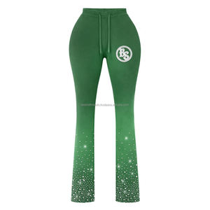 Pantalones Deportivos de Felpa de Algodón y Poliéster de Alta Calidad, 300 GSM, Color Carbón Oscuro, Tejido Liso, Sin Paneles, Logotipo Bordado - Product Image 4