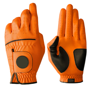 Gants de golf Gants de golf en cuir Cabretta de qualité supérieure avec logo personnalisé en peau de mouton de qualité élégante Applicabilité sportive - Product Image 1
