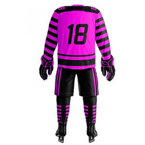 Uniforme de hockey sobre hielo para hombre de excelente calidad, cómodo, transpirable, recién llegado, OEM, nombre del equipo, deportes impresos, hockey sobre hielo - Product Image 3