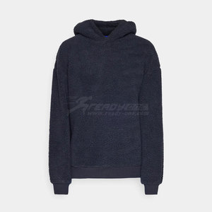 เสื้อสวมหัวมีซิปครึ่งแขนมีฮู้ดเชอร์ปามีฮู้ดผ้าฟลีซหนานุ่มมีโลโก้ออกแบบได้ตามต้องการอบอุ่นลายพื้น - Product Image 5