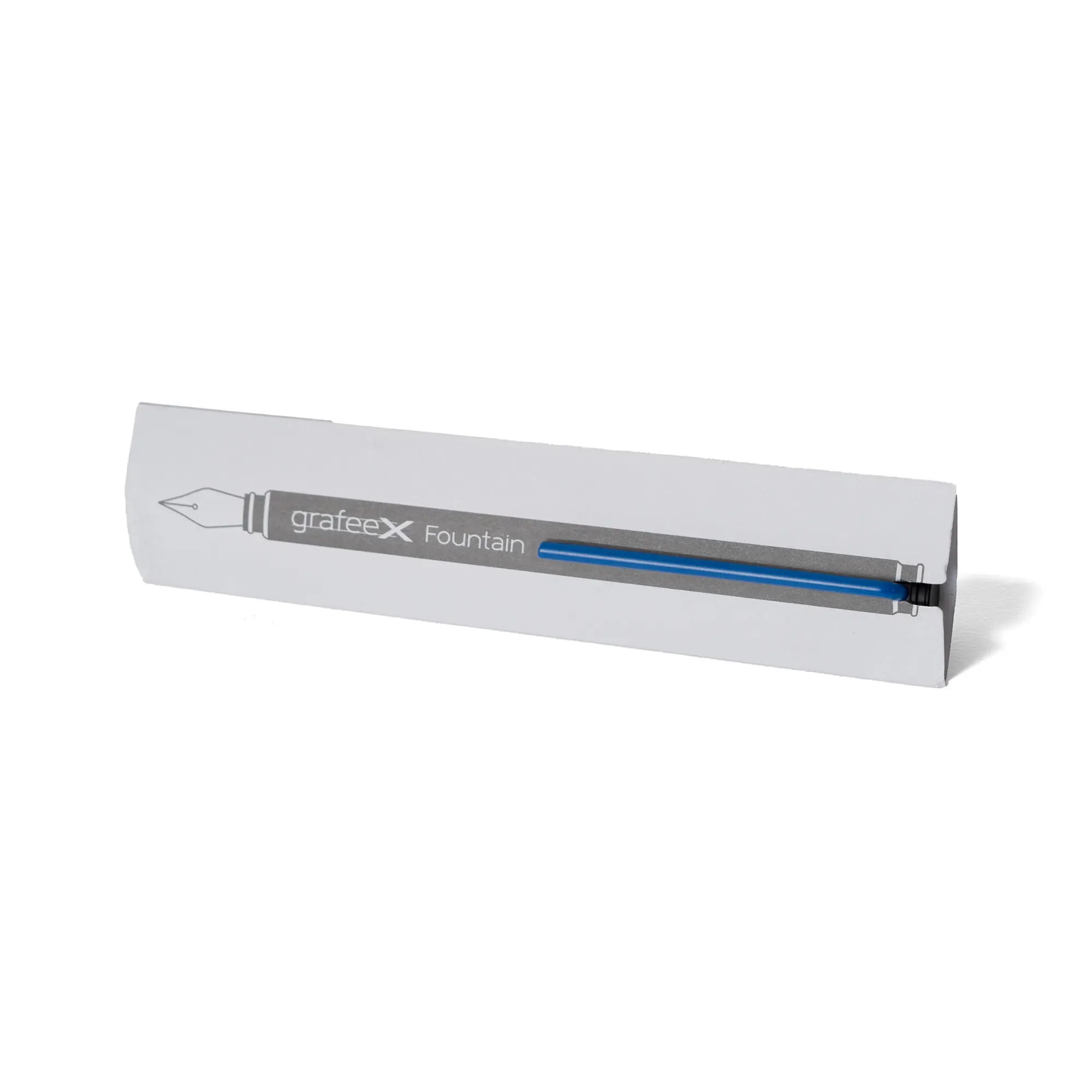 עיצוב עט מזרקה אלומנקה עט באלומיניום עם קליפ כחול קולון nib בינוני, לוגו מותאם אישית עבור מתנת קידום מכירות