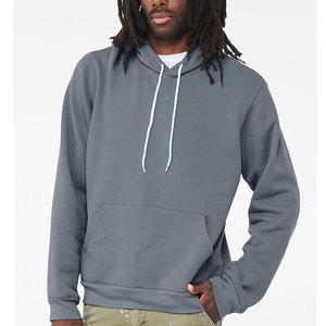 Bella and Canvas Unisex Fleece <b>Pullover</b> Sweatshirt Hoodies - Product Image 3