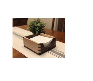 Magnifique porte-serviettes en bois moderne de luxe fait à la main pour cuisines élégantes, cafés, tables à manger, mariages, décoration de la maison - Product Image 3