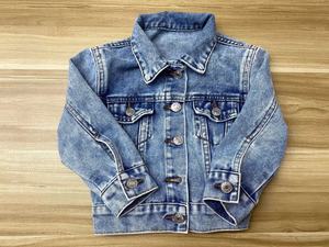 Chaquetas Azul Claro para Niños con Bolsillo, Chaqueta Vaquera para Bebés, Ropa Infantil con Cuello Camisero, Chaqueta Vaquera de Manga Larga - Product Image 5