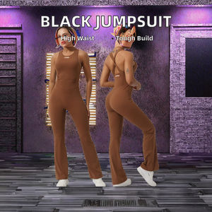 Nuevo Diseño de Mono Elegante de Cintura Alta para Mujer con Bolsillos, Sin Mangas, Estilo Urbano, Ecológico, para Todas las Temporadas - Product Image 3