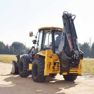 388H Mini 2.5 Ton Belasting Diesel Voorlader <span class=keywords><strong>Backhoe</strong></span> Hydraulische Snel Bevestigen 3-In-1 Emmer Wiellader Bouwmachine Voor - Product Image 2