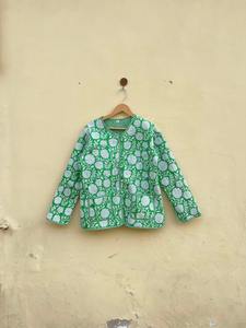 Veste matelassée en coton fleuri fait à la main réversible Boho manteau bloc impression Festival vêtements d'extérieur femmes cadeau de noël pour les proches - Product Image 4