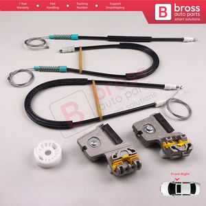 ชุดซ่อมกระจกข้าง BWR412ประตูหน้าขวาสำหรับ9D 607 9U 9222Q0 1999-2010พร้อมตัวเลื่อนโลหะเข็มกลัด - Product Image 4