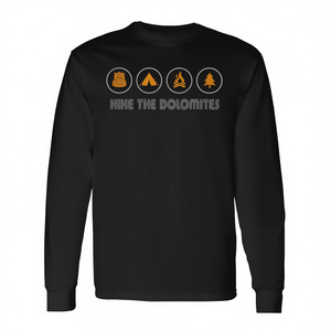 T-shirt à manches longues Hike The Dolomites, vêtements d'aventure en plein air - Product Image 2