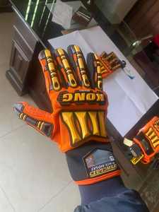 Guantes de construcción profesionales para trabajo pesado Protección DE SEGURIDAD Cuero duradero y ajuste cómodo para trabajadores - Product Image 2