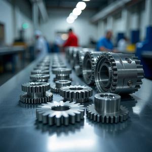 ชิ้นส่วนความแม่นยำของเครื่องจักร CNC ยานยนต์ | ผู้ผลิตเกียร์โลหะกลึงแบบกำหนดเองและชิ้นส่วนระบบส่งกำลัง - Product Image 1