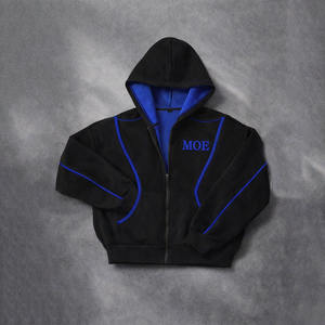 Proveedor de Chaquetas con Cremallera para Hombre, Estilo Urbano, con Paneles en Contraste, al por Mayor, para EE. UU., Logotipo Personalizado B2B - Product Image 3