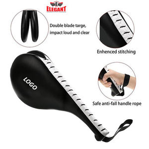 Target de boxe Kick Pad en cuir pu Logo personnalisé Coussinets d'entraînement factice pour entraînement logo personnalisé - Product Image 5