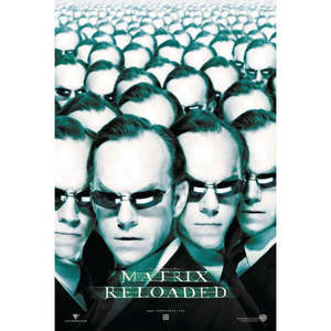 Modern Matrix-Reloaded Wall <b>Poster</b> Made of High Quality Paper - Product Image 1