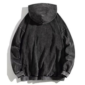 Sudaderas con Lavado Ácido para Hombre y Mujer, Diseño de Camuflaje Bordado, Invierno, Casual, Térmicas, Mezcla de Algodón, Impresión Digital - Product Image 2