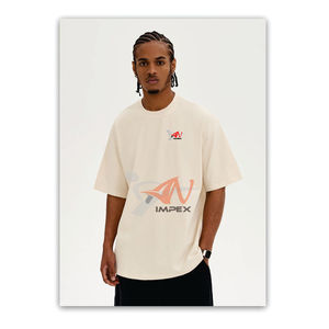 Camiseta de Hombre Nueva de Primavera y Verano 2026, Camiseta de Hombre con Combinación de Colores FOG, Camiseta Holgada de Algodón para Hombre - Product Image 4