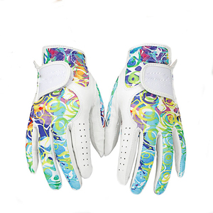 ถุงมือกอล์ฟสำหรับผู้ชายถุงมือกอล์ฟหนังแท้สีดำและสีขาวสำหรับ100% ถุงมือกอล์ฟสั่งทำขนาดพอดีกับมือ - Product Image 1