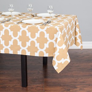 Mantel estampado de algodón 100%, mantel cuadrado personalizado para boda, moderna en casa para fiesta, comedor, restaurante, tejido de marca para adultos - Product Image 1