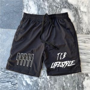 Pantalones cortos deportivos de verano con logotipo personalizado para hombre, transpirables, de secado rápido, sublimados - Product Image 1