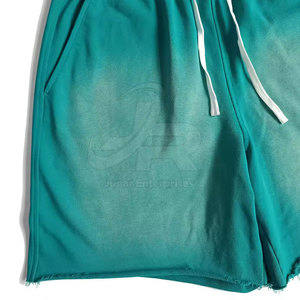 Shorts de Mezclilla con Lavado Ácido, Cintura Elástica con Cordón, Venta al Por Mayor, Shorts de Mezclilla con Lavado Ácido Personalizados de Talla Grande para Uso Casual - Product Image 4