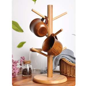 Nuevos productos 2024 tazas de café de cerveza de madera de bambú de estilo único tazas de café de madera modernas para ocasiones navideñas - Product Image 4