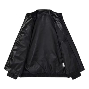 Veste en cuir pour homme de haute qualité de meilleur fournisseur de différentes tailles vente directe d'usine Veste en cuir pour homme - Product Image 2