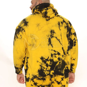 Conjunto Deportivo Extra Grande para Hombre, Estilo Urbano, Amarillo y Negro con Logotipo Personalizado, Conjuntos Deportivos Extra Grandes para Hombre al por Mayor - Product Image 5