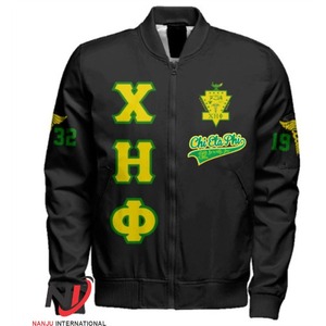 Suéter de Invierno Unisex Personalizado de la Hermandad Griega Chi Eta Phi |   Suéter con Cuello Alto y Botones, Tejido de Punto Suave, Estampado Digital - Product Image 3