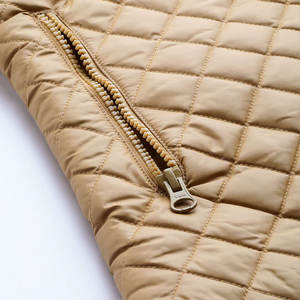 Chaqueta de equitación para mujer, uso diario, cuello alto, cierre de cremallera, diseño reversible, tela de lona, secado rápido - Product Image 6