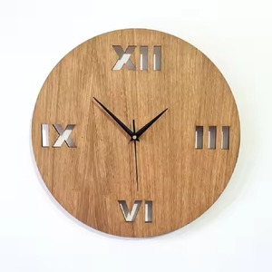 Luxury <b>Vintage</b> Wooden Wall <b>Clock</b> Antique Look with Silent Mechanism Stylish and Perfect for Rustic or Farmhouse Decor Use - Product Image 2