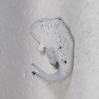 Laris Kait Dinding Tunggal Klasik Tampilan Antik Bentuk Ikan Desain Kustom Kait Langit-langit Kamar Mandi Cangkir Dapur dengan Biaya Terendah
