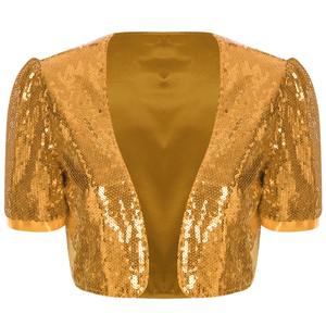 Women Sequin <b>Jacket</b> <b>Glitter</b> Shiny Sparkly Blazer Fashion Party Coat Stylish Outerwear Evening Clubwear Trendy Tops - Product Image 5