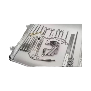 Instruments chirurgicaux manuels en acier inoxydable de haute qualité, ensemble d'instruments pour l'ablation des tonsils et des adénoïdes, porte-aiguille, classe II ISO 13485 CE - Product Image 1