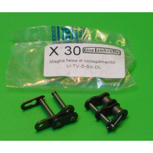 False link for <b>extending</b> Lambretta drive <b>chain</b> for Lambretta LI + TV2/3 + SX + Special + DL/GP + Serveta - Product Image 1
