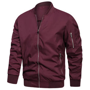 Chaqueta Bomber Ligera de Tejido Softshell, Chaqueta Bomber Informal de Otoño con Cierre de Cremallera, Gran Venta - Product Image 3