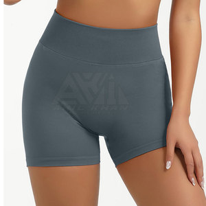 Short décontracté à taille élastique, sans couture, parfait pour l'été, respirant, de haute qualité, short pour femmes fabriqué au Pakistan - Product Image 5