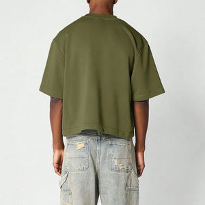 Nueva Colección 2025: Camisetas de Manga Corta para Hombre, 100% Algodón, Corte Holgado, Ecológicas y Transpirables, Venta al Por Mayor - Product Image 6